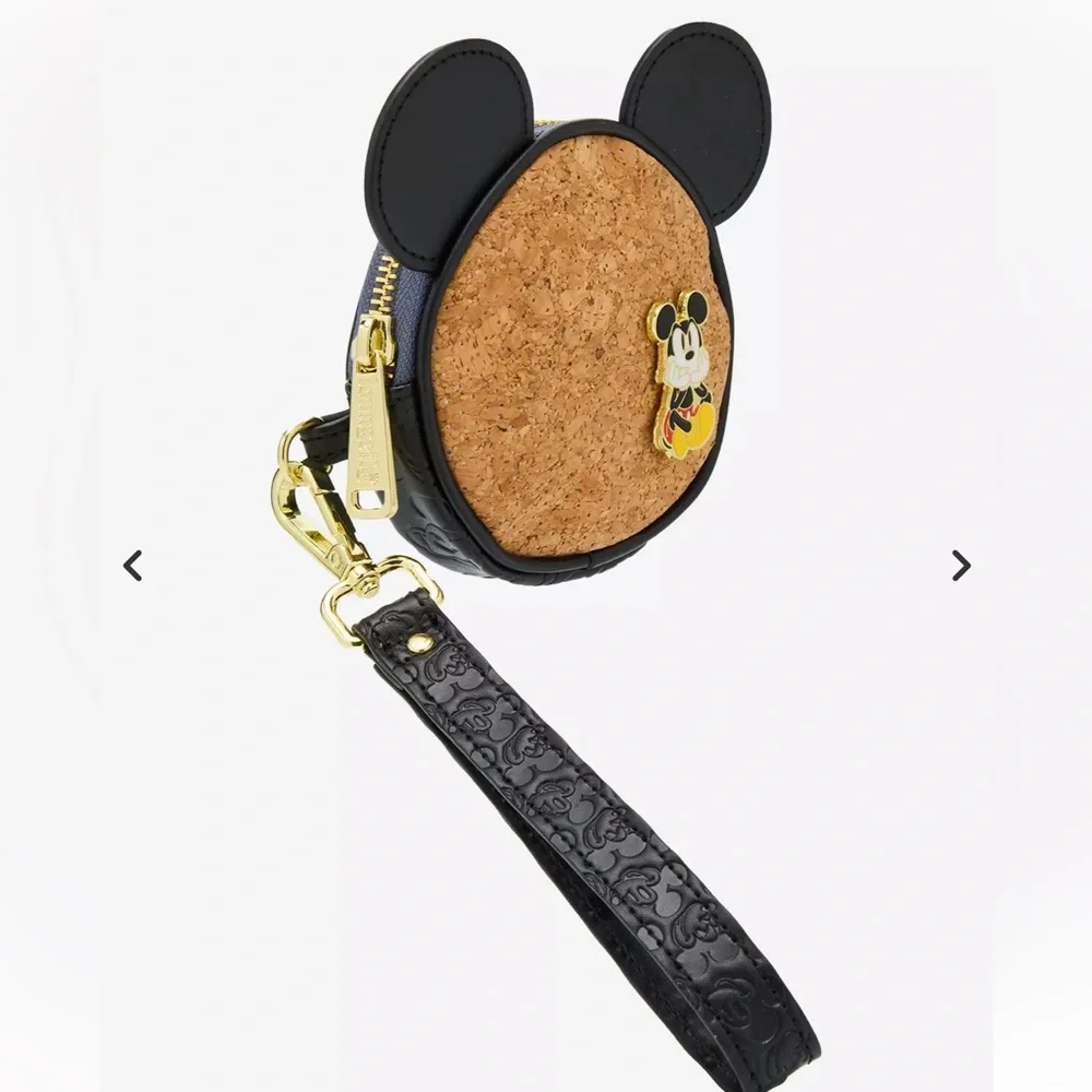 Loungefly Disney Mickey Mouse Cork Pin Display Coin Purse - BoxLunch Exclusive